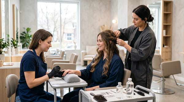 Event Beauty Packages: Coordinated Hair and Nail Services