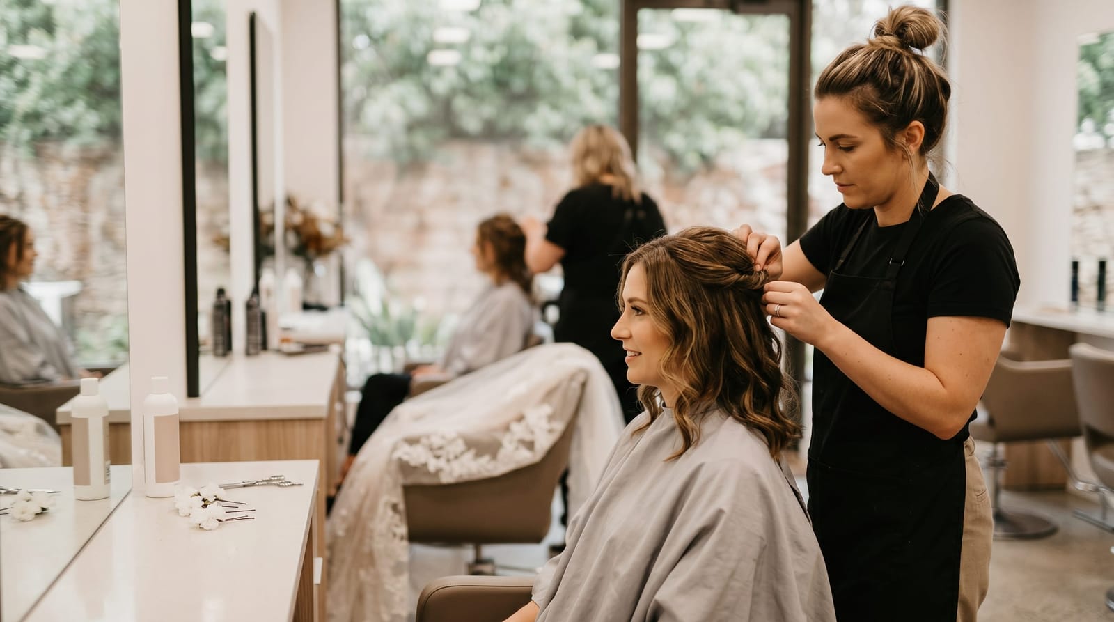 Wedding Hair Services: Bridal Styling and Wedding Party Coordination