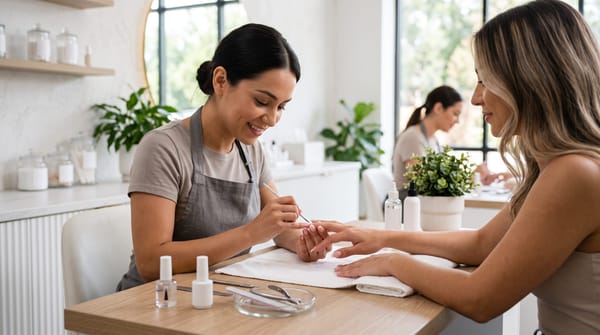 French Manicure for Different Nail Lengths and Shapes